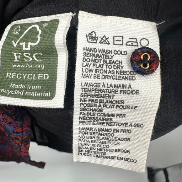 CLEOBELLA NWT Evereve Ines Bell Sleeve Ruffle Hem Blouse // M - Picture 8 of 15